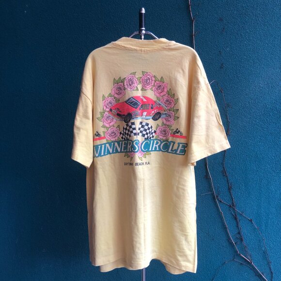 1993 Daytona Beach Race Week Tee , Vintage Racing T-Shirt Mens Size Large - Picture 1 of 10